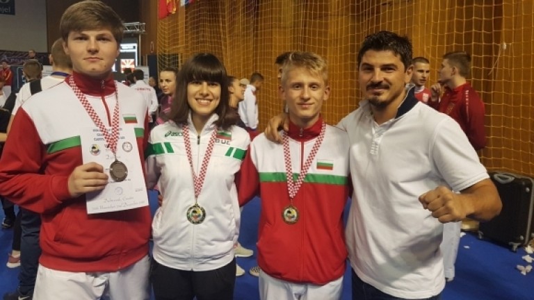 Националите по карате спечелиха осем медала на Балканиадата в Дубровник