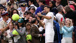 Сръбският тенисист Новак Джокович твърди че публиката на централния корт