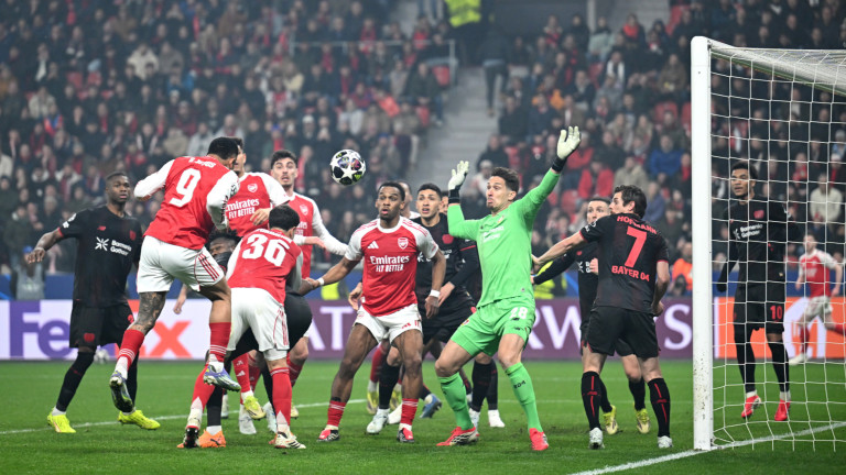 Спорна дузпа в края измъкна Арсенал при гостуването в Леверкузен