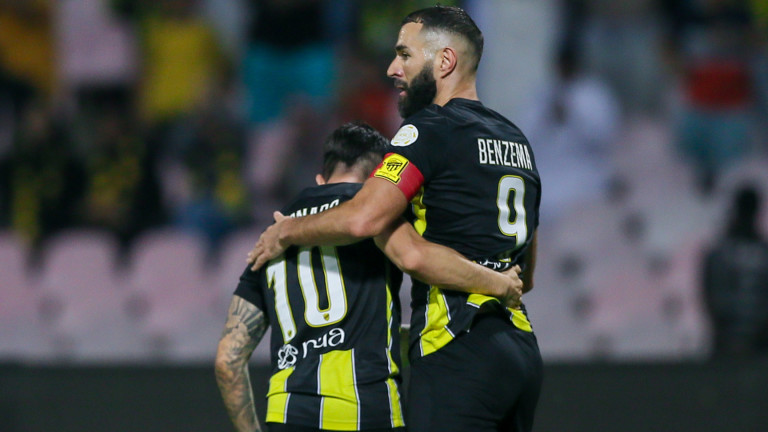 Карим Бензема блести в дербито на върха, Ал Итихад разгроми Ал Хилал с 4:1