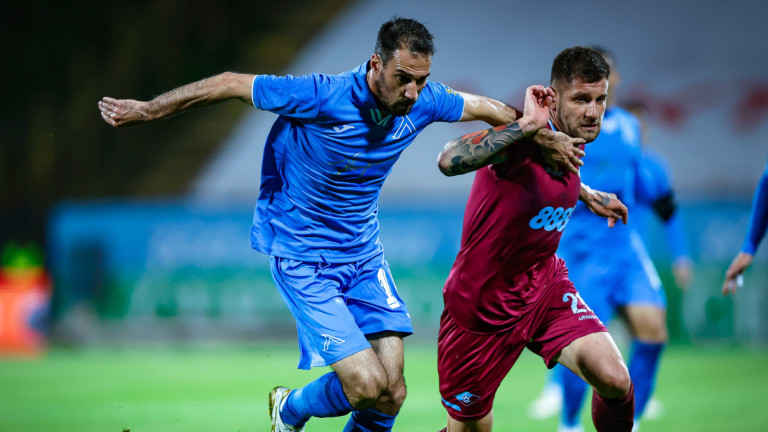 Левски - Септември 2:0 (Развой на срещата по минути)