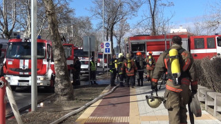 Пожар лумна в тютюнев склад в Пловдив