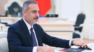 Турският външен министър Хакан Фидан след срещи в Москва с