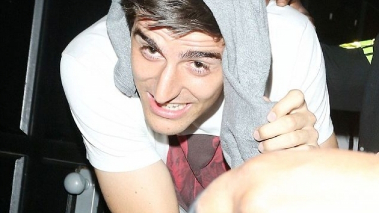 Звезда на Челси пиянства из нощен Лондон 