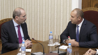 Президентът Румен Радев и министъра на външните работи на Хашемитското