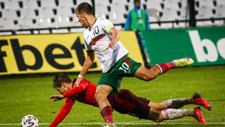 Националният отбор на България до 21 години отстъпи на връстниците