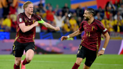 Белгия заплете здраво група "Е" след победа над Румъния!
