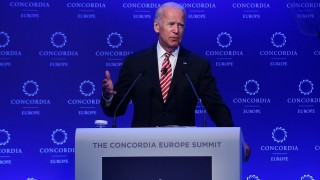 Бившият вицепрезидент на САЩ Джо Байдън използва реч в Тексас