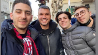 Валери Божинов се завърна във втората си родина Италия Бившият