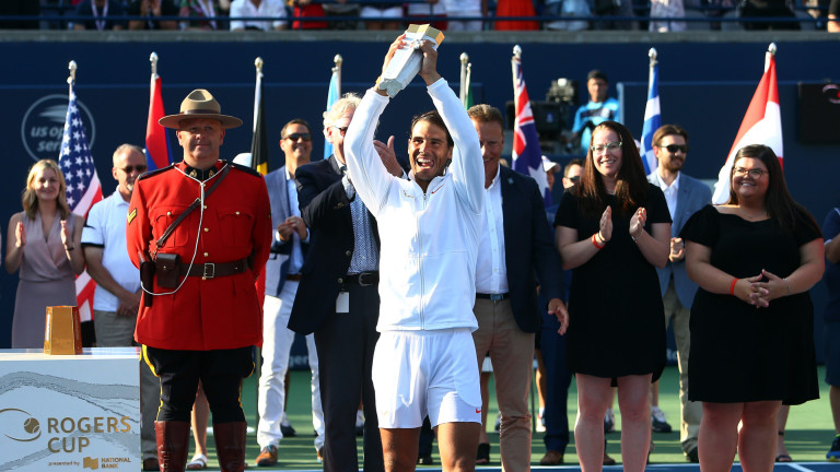 Рафаел Надал спечели Откритото първенство на Канада по тенис. На