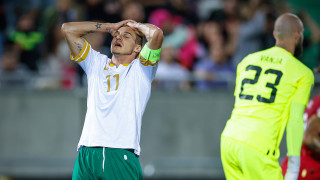 Българският национален отбор по футбол изпусна да се размине с