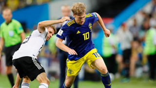 Халфът на Швеция Емил Форсберг остана разочарован от загубата с