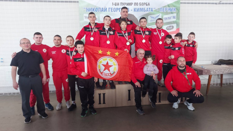 Класиците на ЦСКА с нови 7 медала от последния турнир в борбата