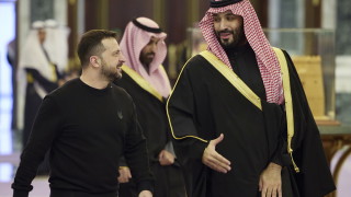 Зеленски е провел нощна визита в Саудитска Арабия