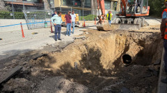 Регионалният министър провери отстраняването на аварията на магистралния водопровод във Варна