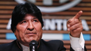 Бившият президент на Боливия Ево Моралес в неделя обвини своя