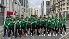 България вече е в Баку и се готви за мача с Португалия