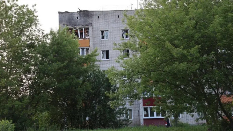 Попадение на дрон в Елец