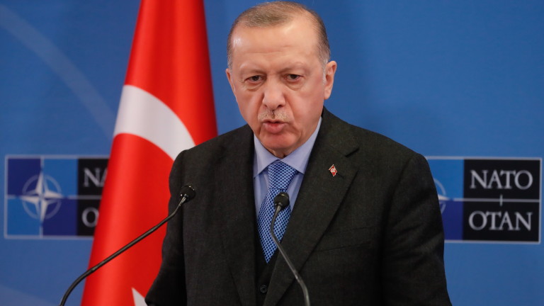 Президентът на Турция Реджеп Тайип Ердоган каза, че разговорите в