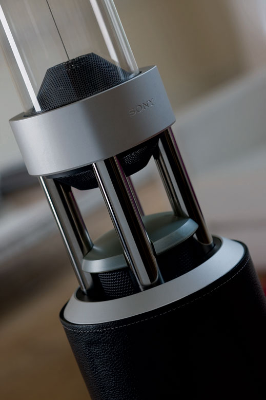 360-градусов стъклен високоговорител на Sony Sountina спечели награда за дизайн