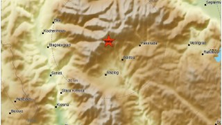 Тази нощ в 23 и 46 часа е регистрирано земетресение