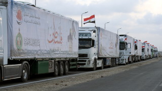 Израел: Днес в Газа трябва да влязат още 80 камиона с помощи