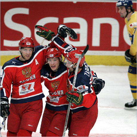 Русия с Европейската купа по хокей на лед