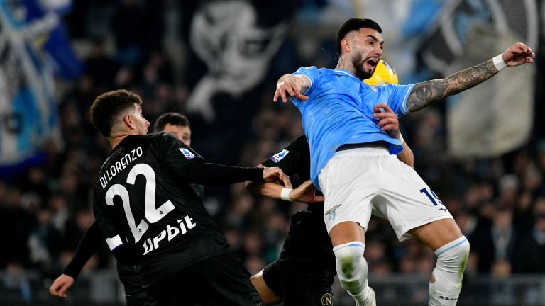 Лацио и Наполи завършиха 0:0 в мач от 22-ия кръг