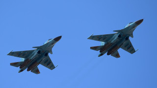 Два руски изтребителя Су 34 са се ударили по време на