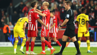 Унион (Берлин) продължава победния си устрем с успех над Борусия (Дортмунд) и се откъсна на върха