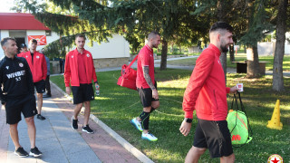 ЦСКА пое към Скопие с група от 22 футболисти