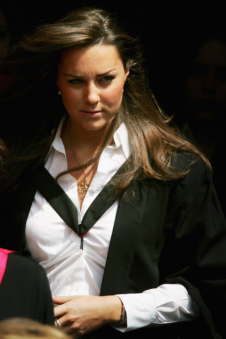 Кейт на дипломирането си от "Сейнт Андрю" през 2005 г.