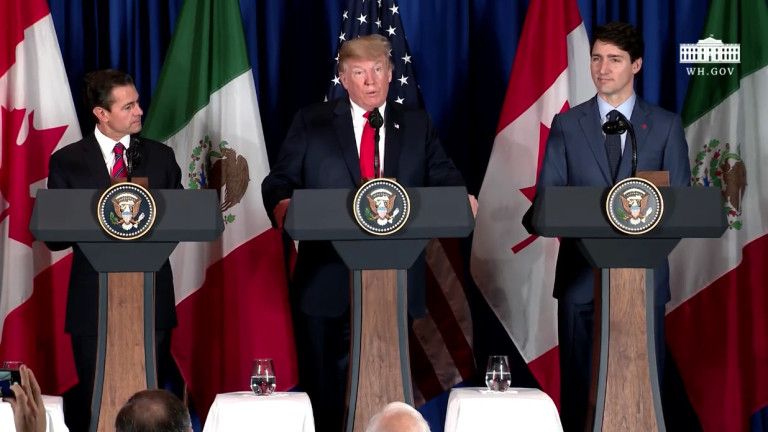 САЩ, Мексико и Канада се подписаха под НАФТА 2