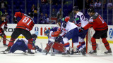  Фаворитите взеха своето в третия ден на Световното състезание по хокей на лед 