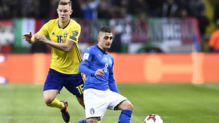 Италия без Марко Верати за реванша с Швеция
