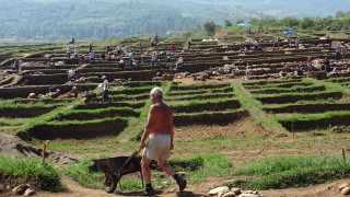 Грандиозни археологически разкопки край Благоевград Археолозите откриха древно римско селище