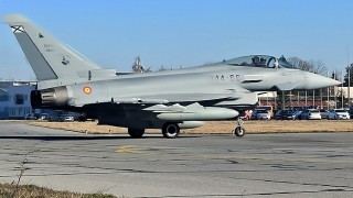 Четири самолета Eurofighter EF 2000 Typhoon II от военно въздушните сили