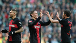 Отборът на Байер Леверкузен продължи серията си от поредни победи във