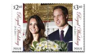 Пощенска марка разделя Кейт и Уилям