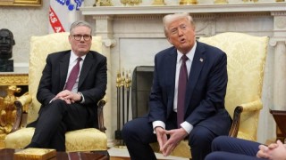 Британският премиер Кийр Стармър и американският президент Доналд Тръмп са