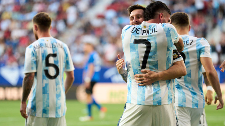 Аржентина победи Естония с респектиращото 5:0 в приятелска среща между