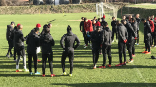 Отборът на ЦСКА поднови тренировки след два дни почивка Червените