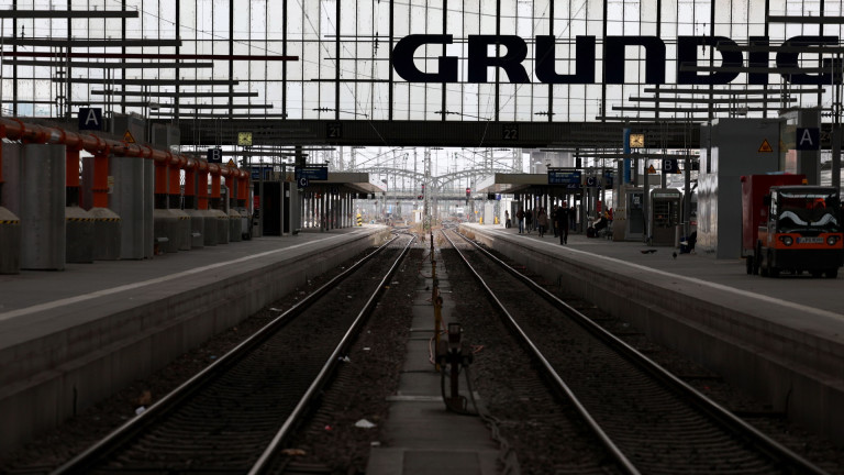 Германски профсъюз призова железничарите да излязат на 50-часова стачка в