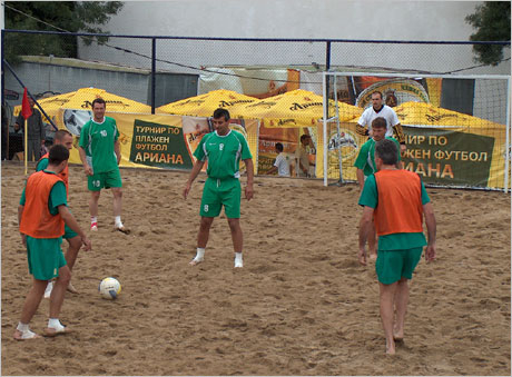 Стадион "Раковски" ще бъде домакин на втория кръг от държавното първенство по плажен футбол