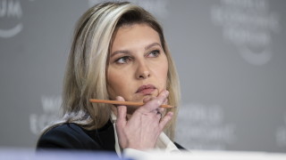 Първата дама на Украйна Олена Зеленска се срещна с президента
