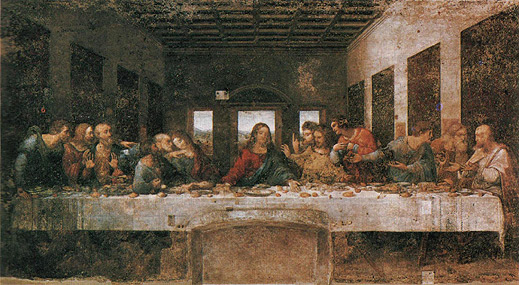 Леонардо нарисувал "Тайната вечеря" с яйца?