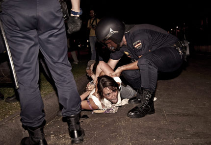 Сблъсъци между полиция и протестиращи в Испания
