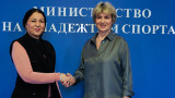 Министър Лечева се срещна с посланика на Алжир Н Пр. Байя Бенсмаил