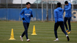 Футболистът на Левски Еркебулан Сейдахмет е в Италия за медицински