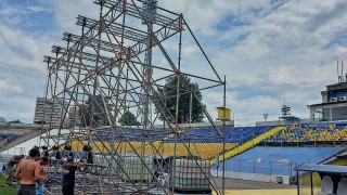 Видеостената на която феновете на Левски ще имат възможност да